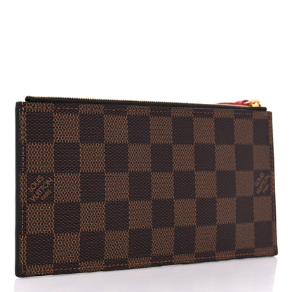 Louis Vuitton Damier Ebene Felicie Chain Wallet Zippered Insert 3 of 6