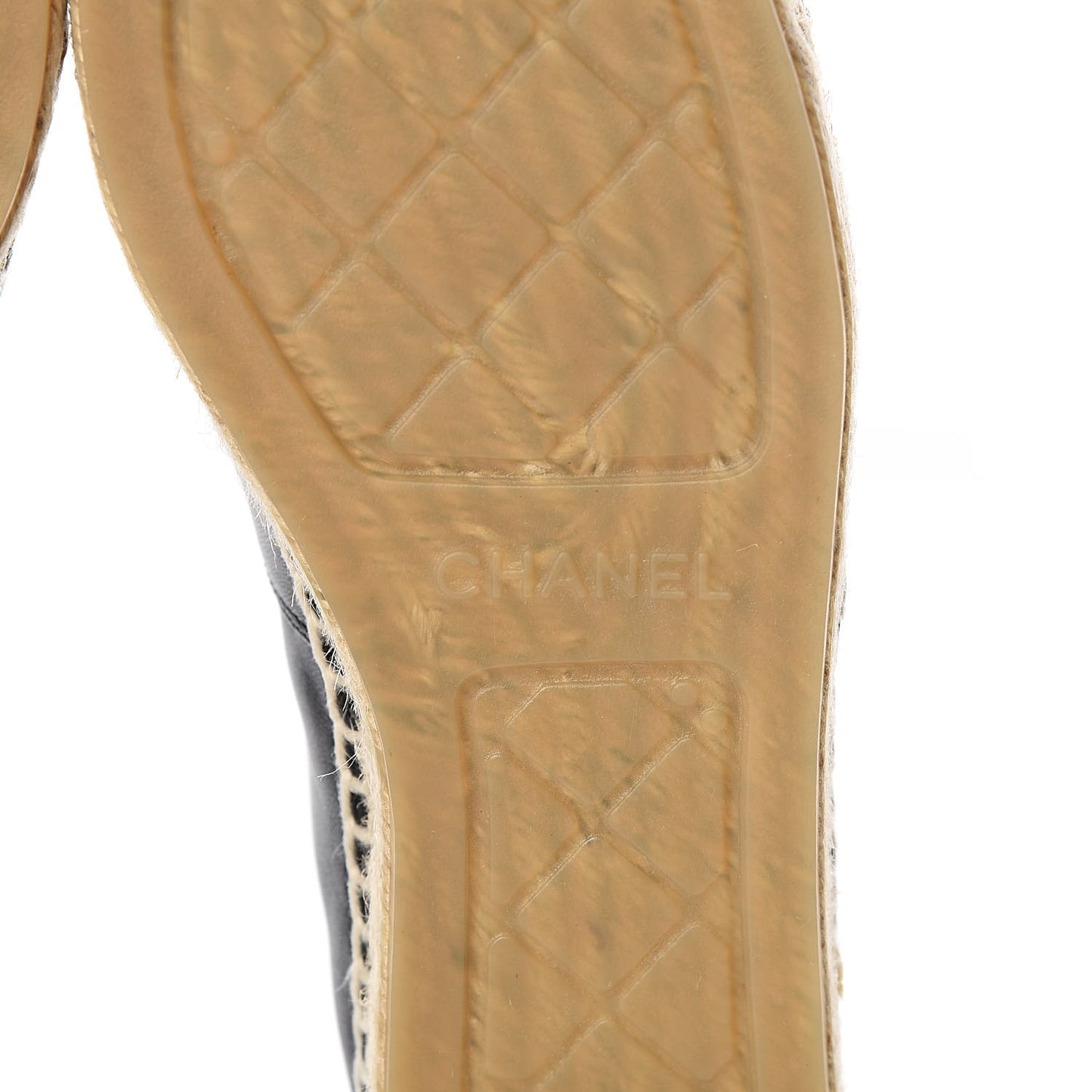Lambskin CC Espadrilles 39 Black
