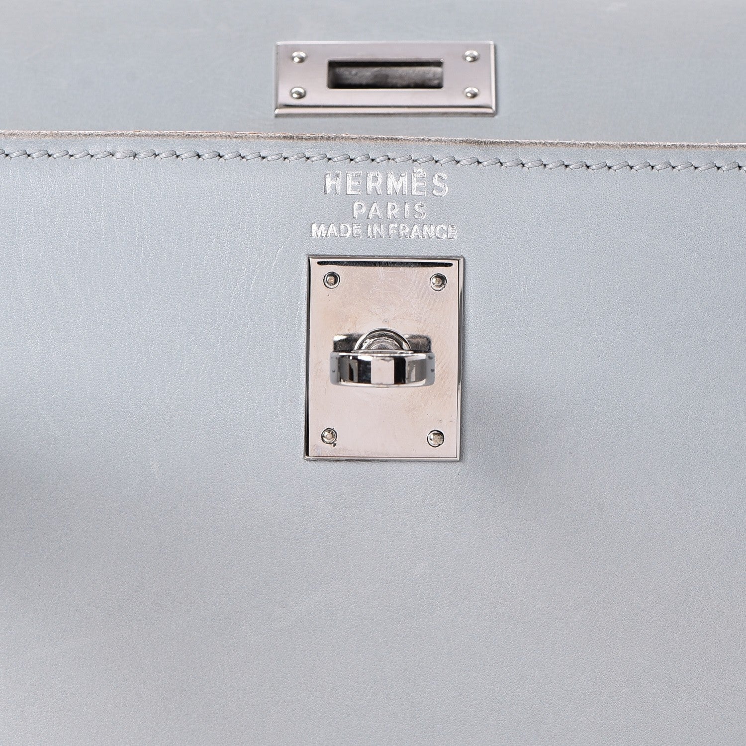 Hermes Box Nepal Kelly Sellier 25 Bleu Arctic 24 of 44