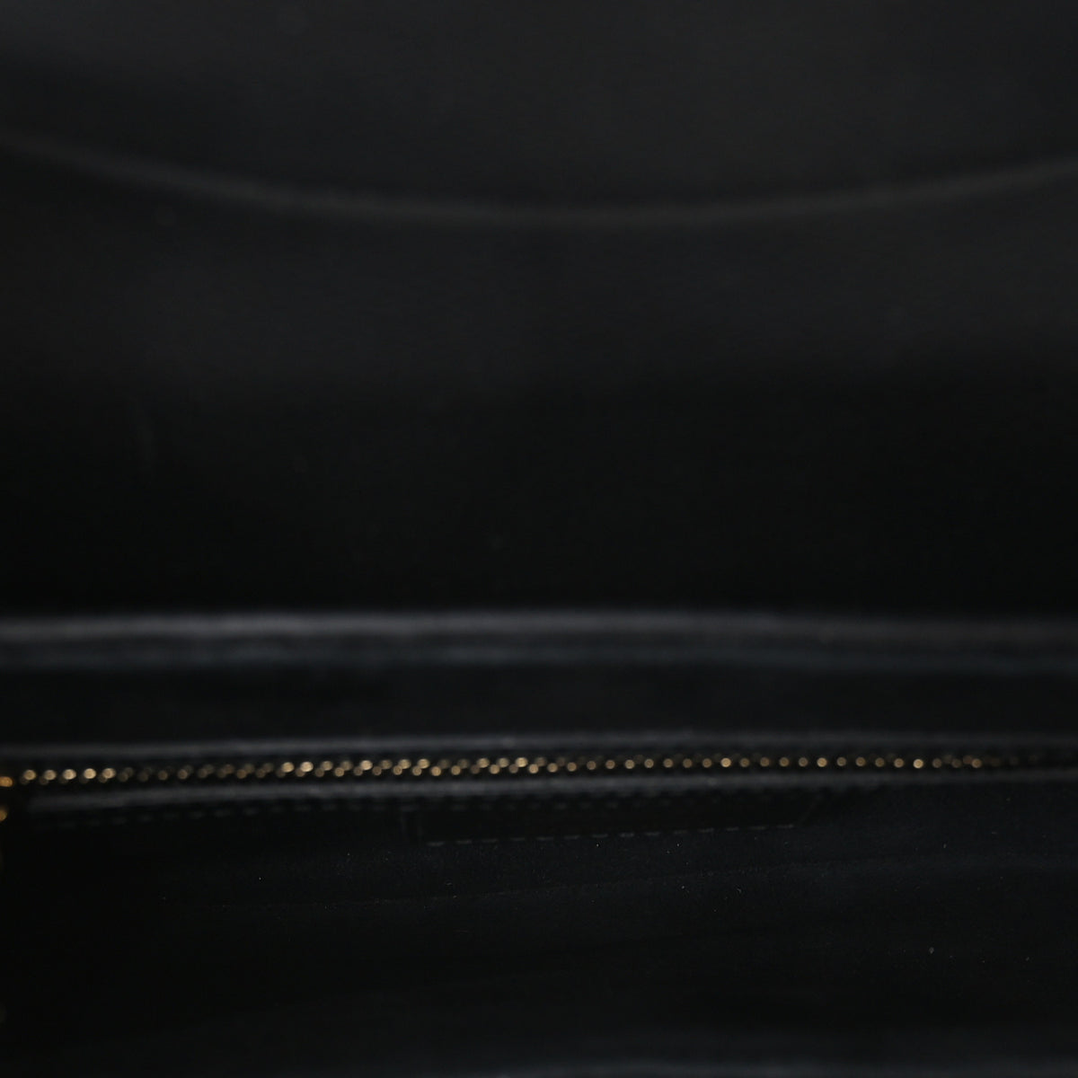 Christian Dior Grained Calfskin Saddle Bag Black 4 of 9