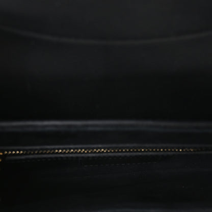 Christian Dior Grained Calfskin Saddle Bag Black 4 of 9