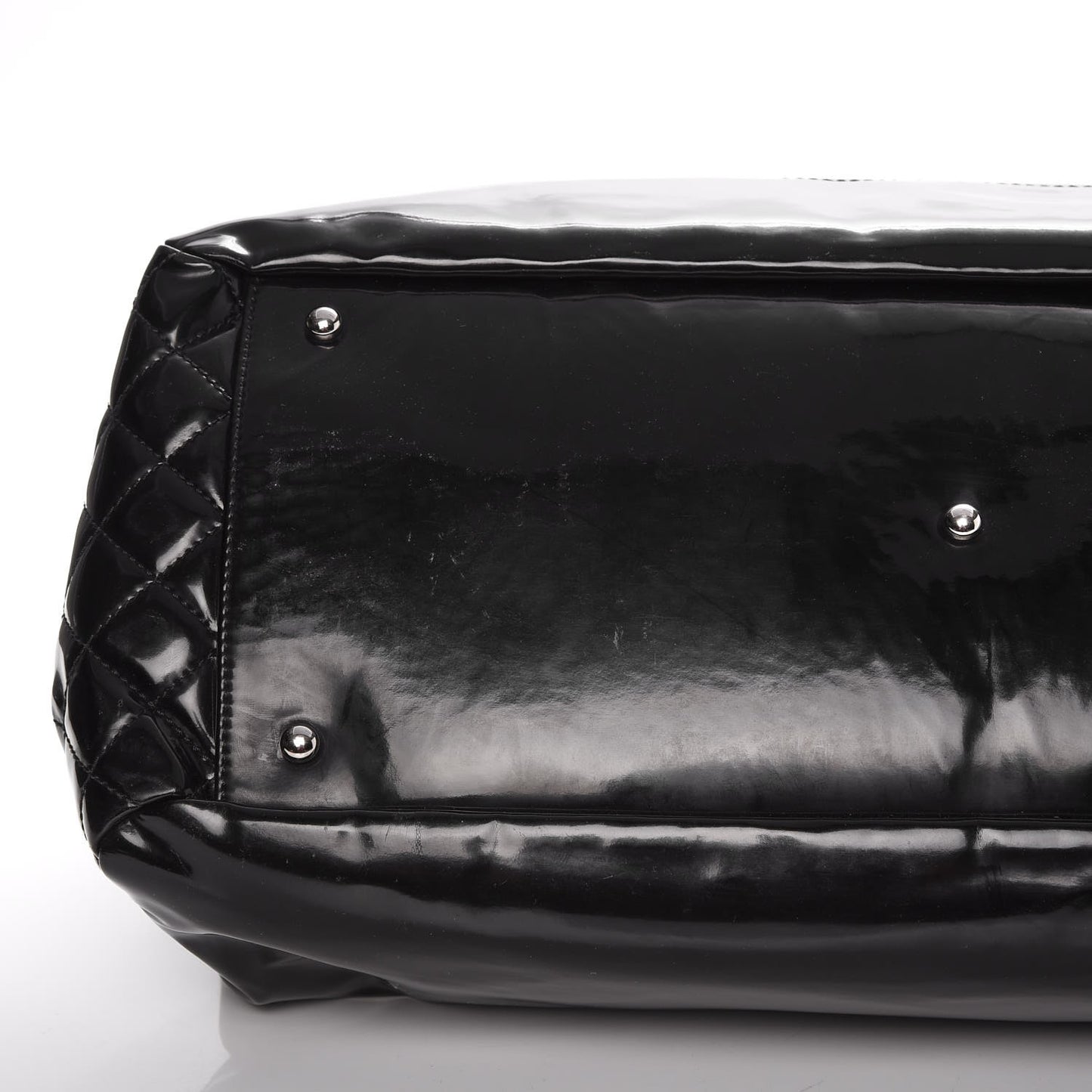 Vinyl Lipstick Tote Black