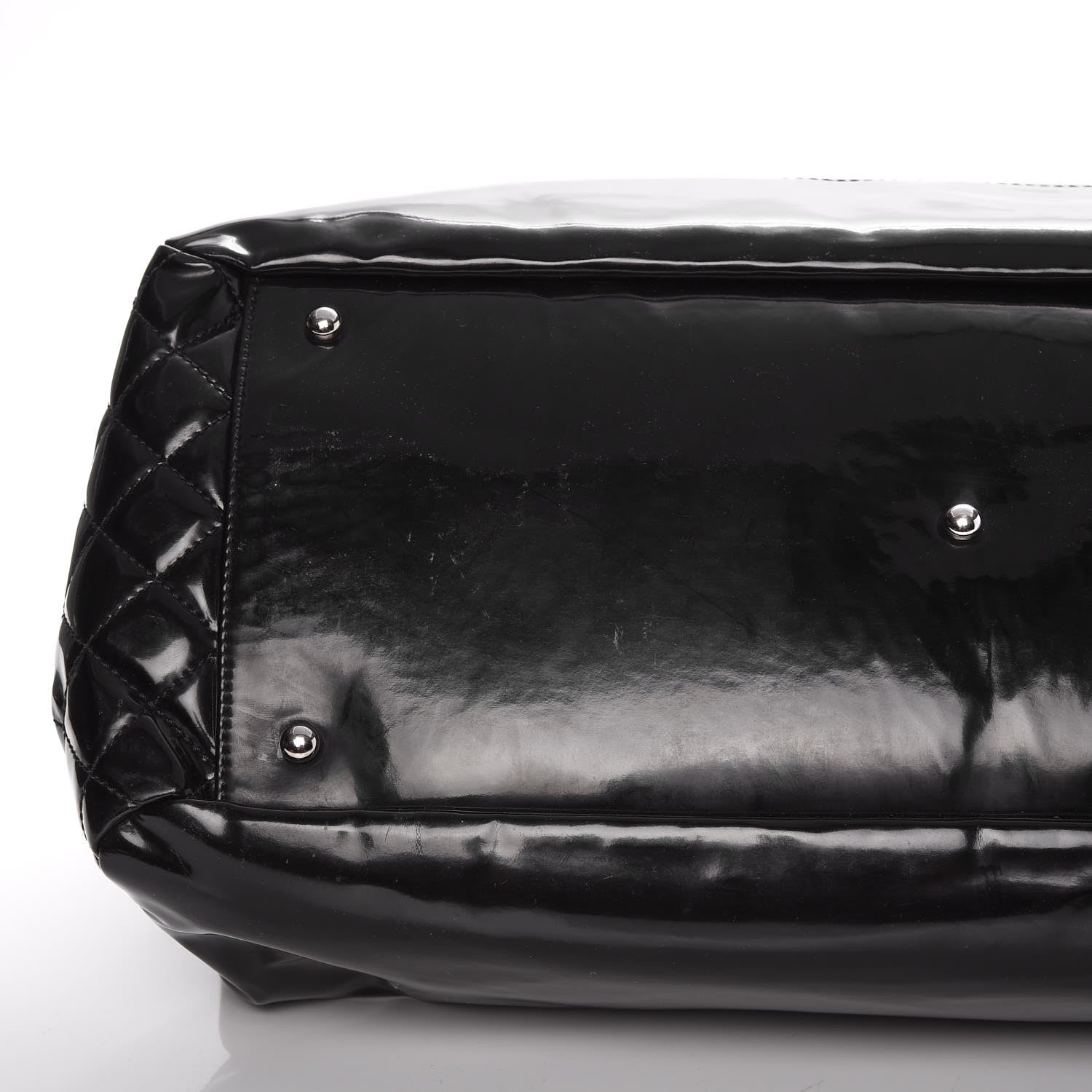 Chanel Vinyl Lipstick Tote Black 10 of 10