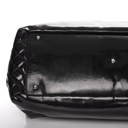 Chanel Vinyl Lipstick Tote Black 10 of 10