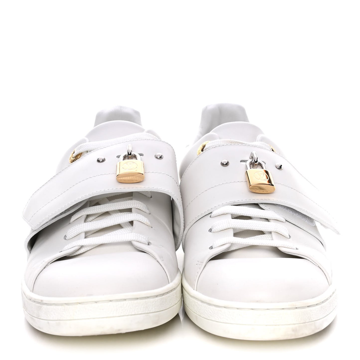 Calfskin Front Row Sneaker 38.5 White