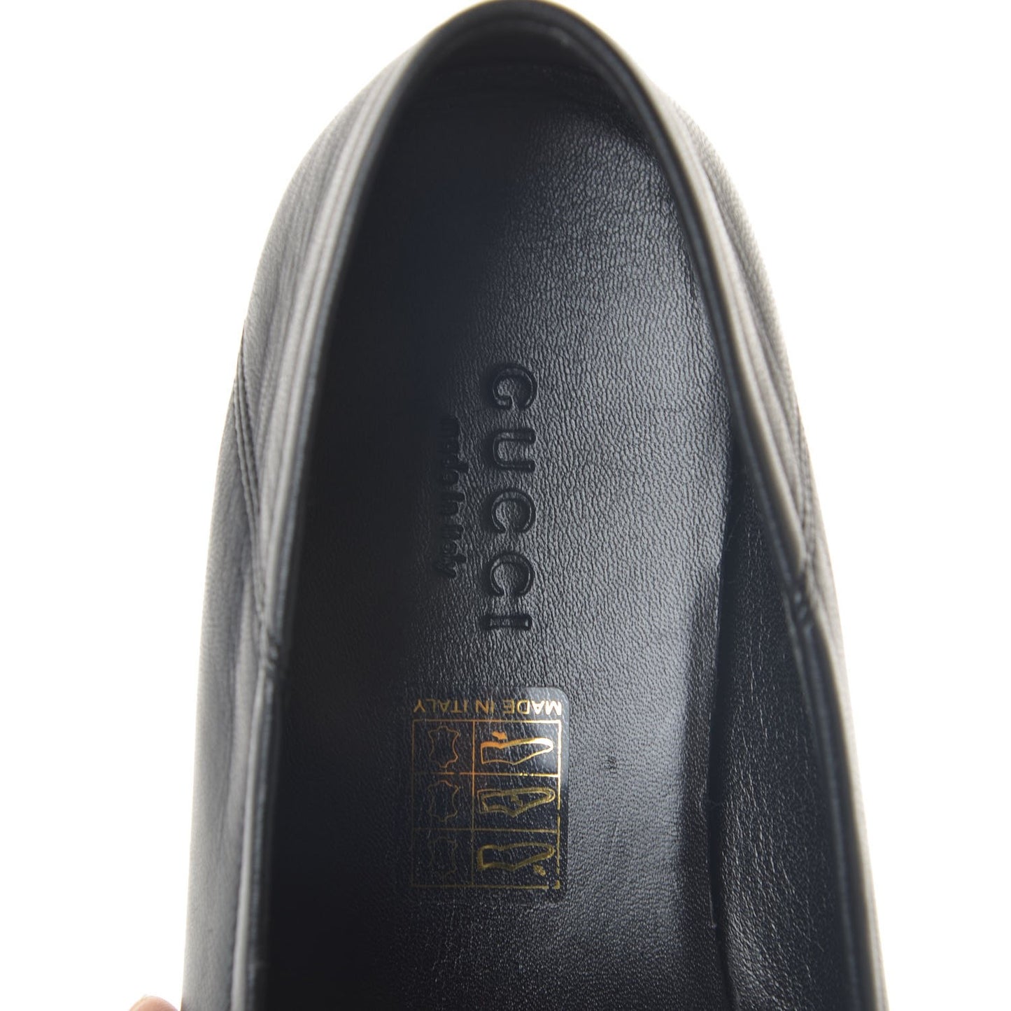 Lambskin Womens Brixton Horsebit Loafers 36.5 Black