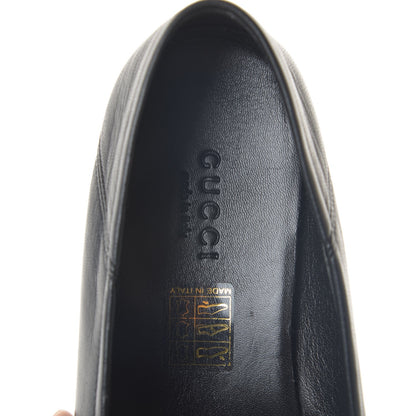 Gucci Lambskin Womens Brixton Horsebit Loafers 36.5 Black 7 of 18