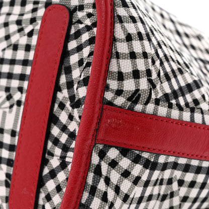 MCM Visetos Medium Liz Reversible Shopper Tote Candy Red 32 of 39