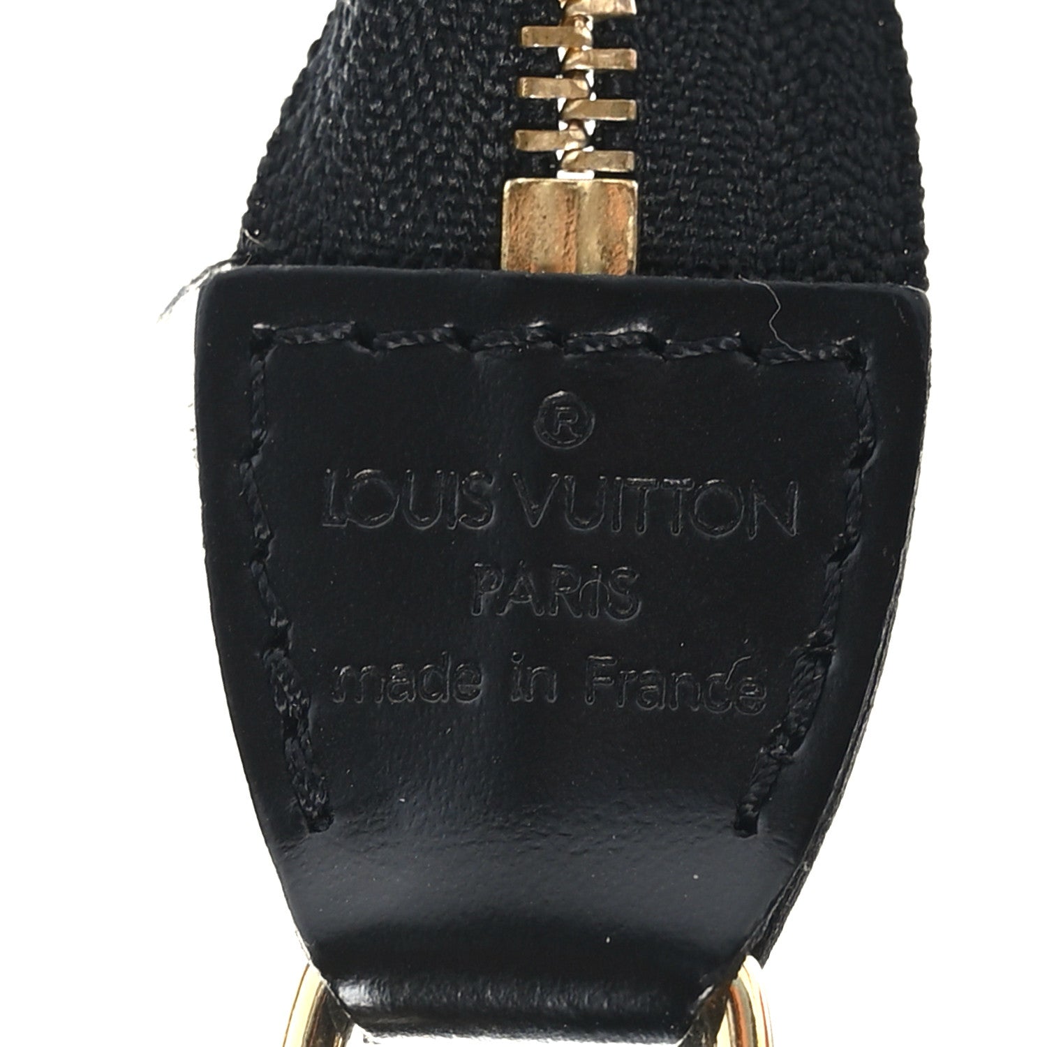 Louis Vuitton Epi Pochette Accessories 24 Black 6 of 9