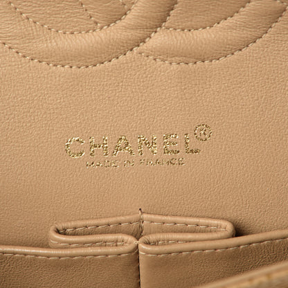Chanel Caviar Quilted Medium Double Flap Beige 6 of 16