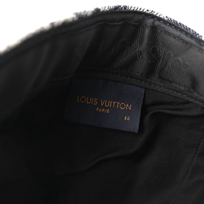 Louis Vuitton Monogram Tapestry Cap 60 Bleu 9 of 10