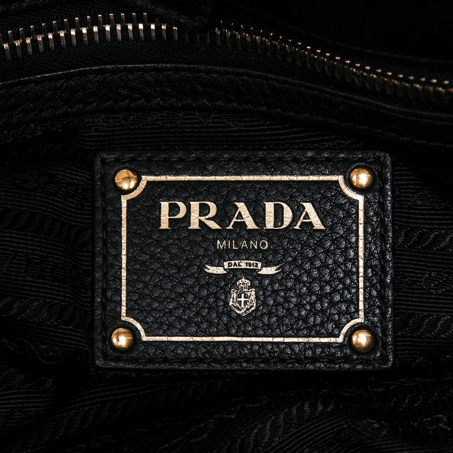 Prada Vitello Daino Top Handle Tote Nero Black 6 of 6