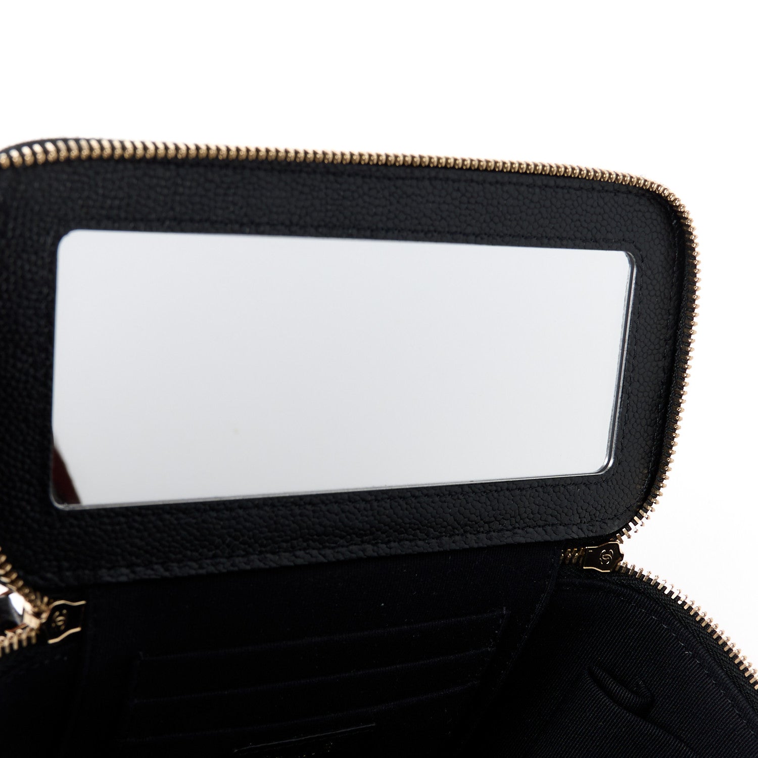 Chanel Caviar Quilted Small Vanity Case With Chain Black 11 of 11