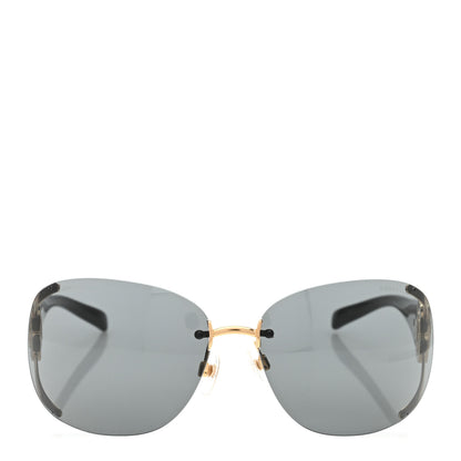 Chanel Crystal Camellia CC Sunglasses 4171-B Black 2 of 6