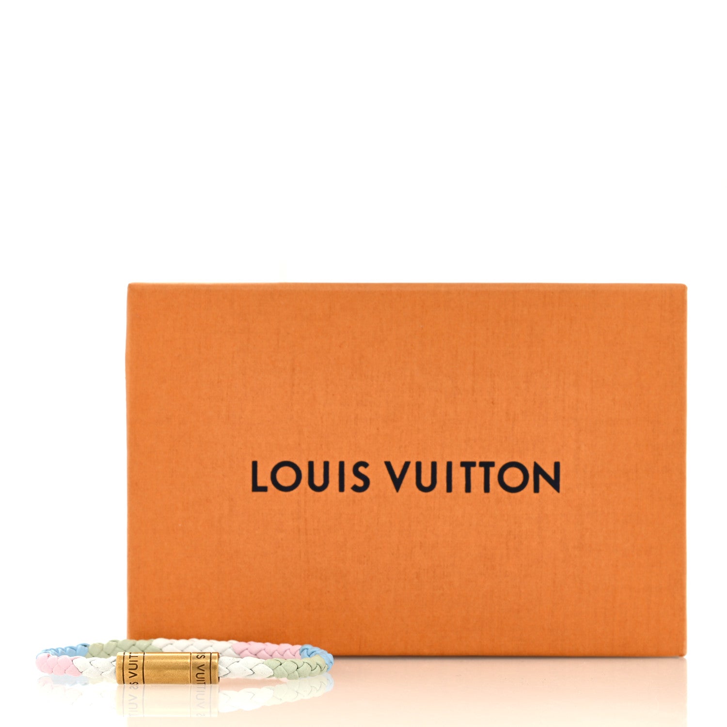 Louis Vuitton Keep It Braided Bracelet Green Pink Blue White 5 of 5