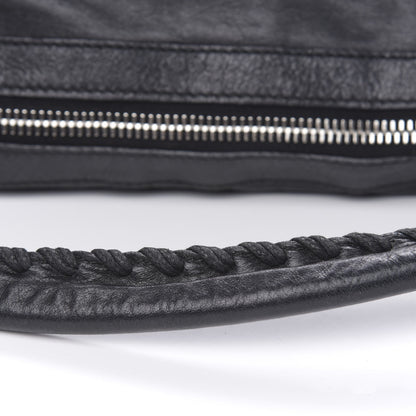 Balenciaga Chevre Giant 21 Silver Hardware Day Hobo Black 11 of 14