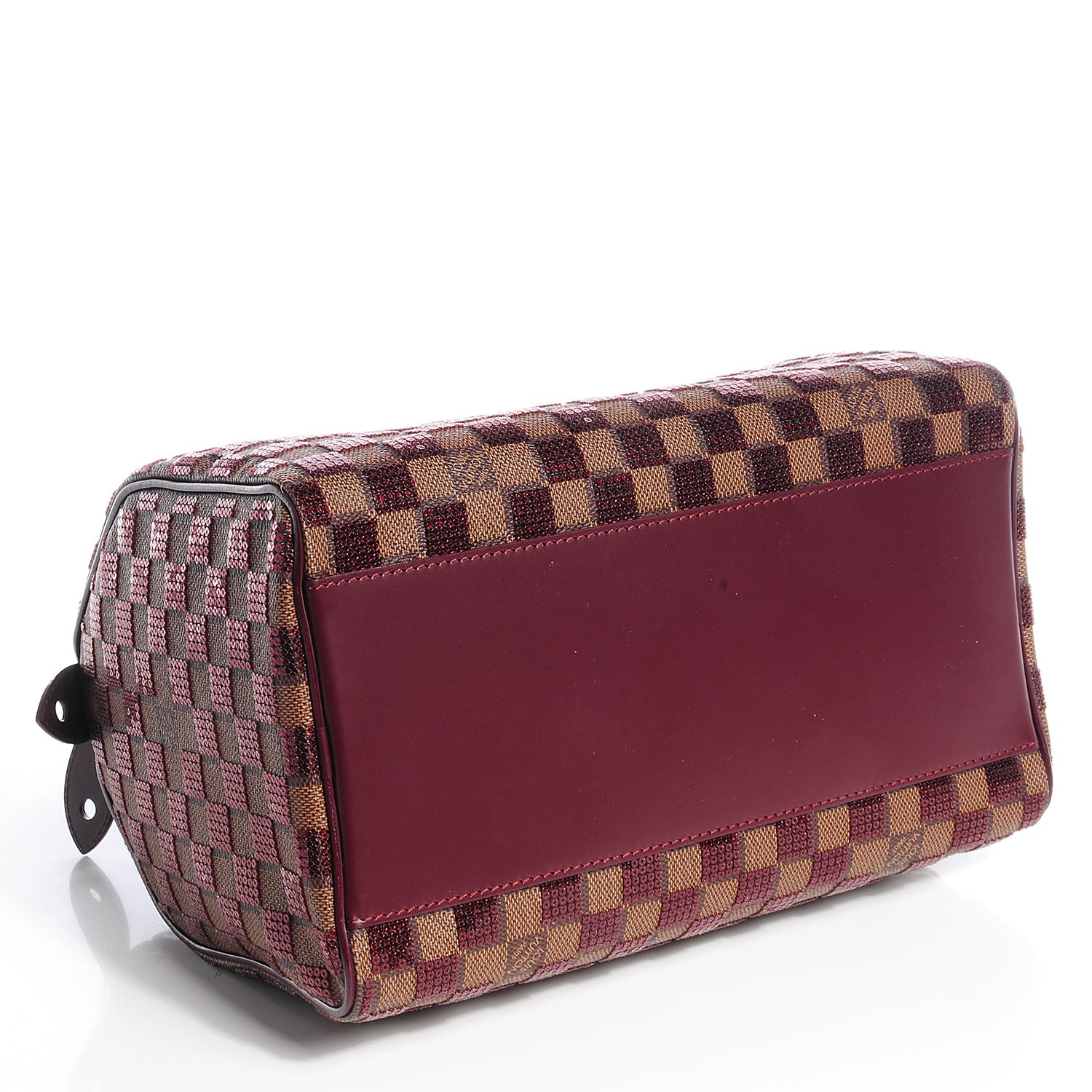 Louis Vuitton Damier Paillettes Speedy 30 Rouge 4 of 7