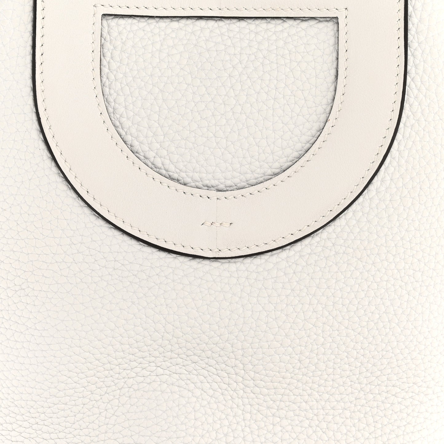 Taurillon Clemence Swift In-The-Loop 18 Bag New White