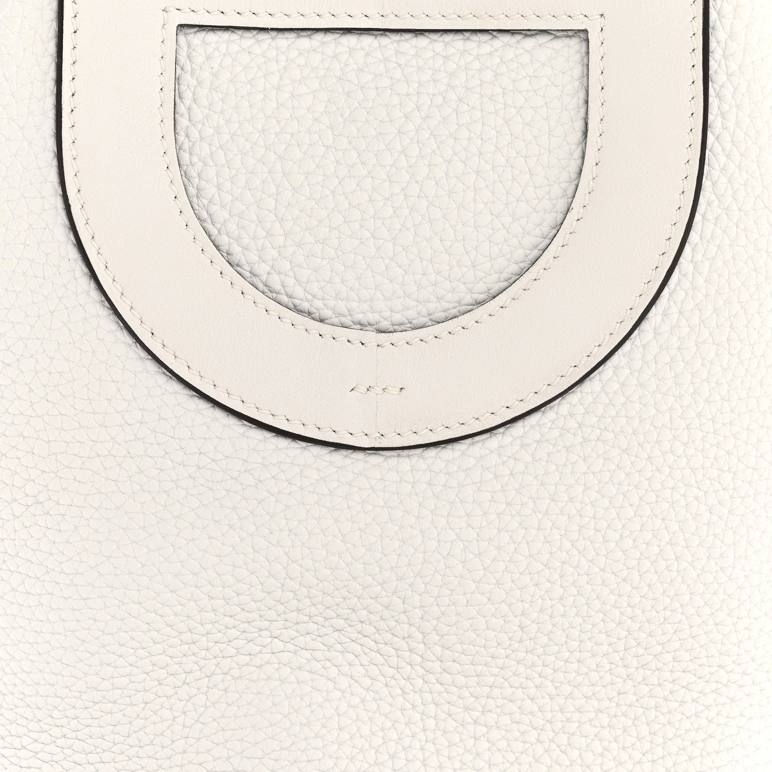 Hermes Taurillon Clemence Swift In-The-Loop 18 Bag New White 8 of 11