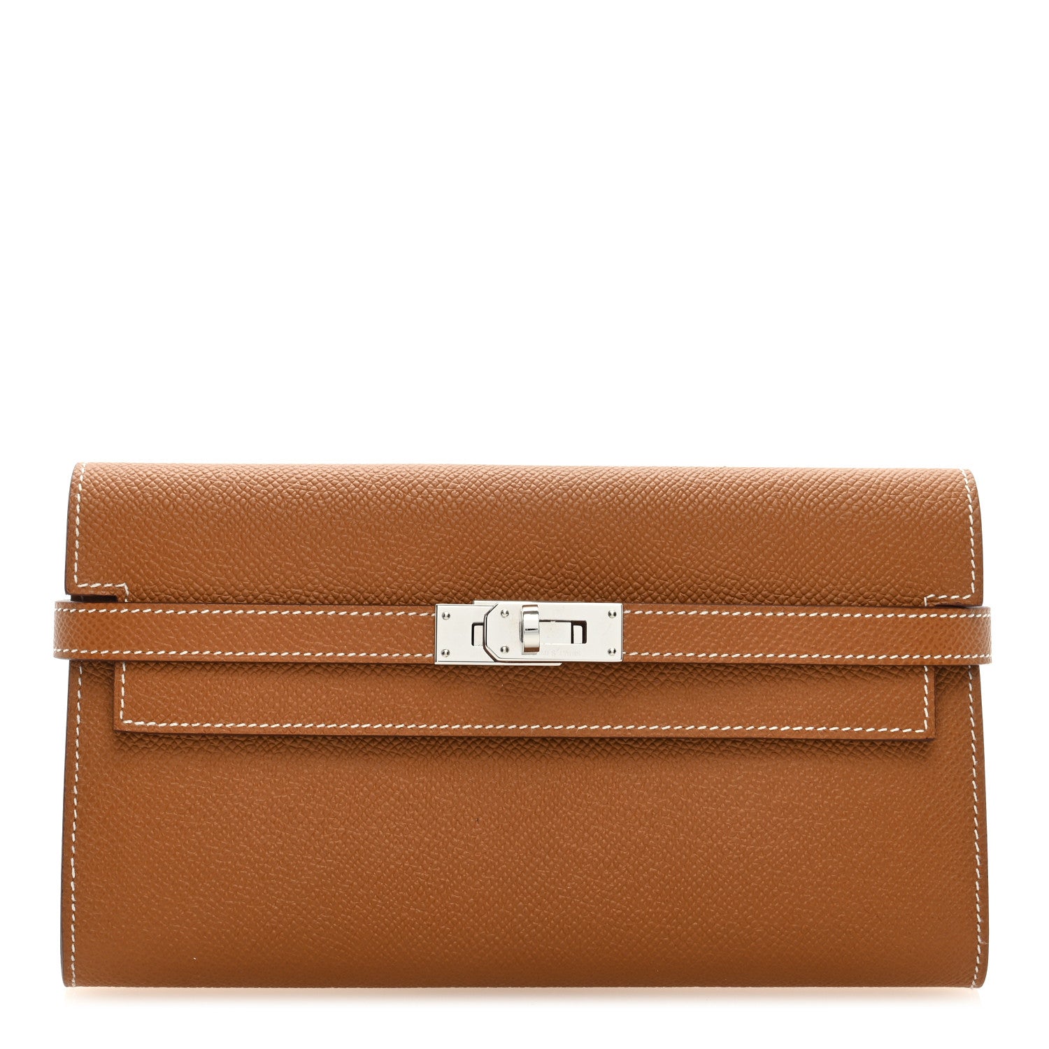 Hermes Epsom Kelly Longue Wallet Gold 1 of 6
