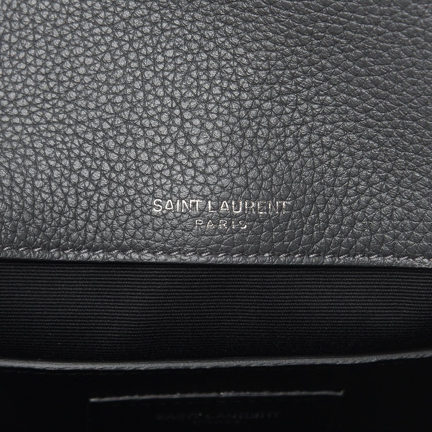 Saint Laurent Grained Calfskin Embossed Monogram Small Sunset Storm 6 of 9
