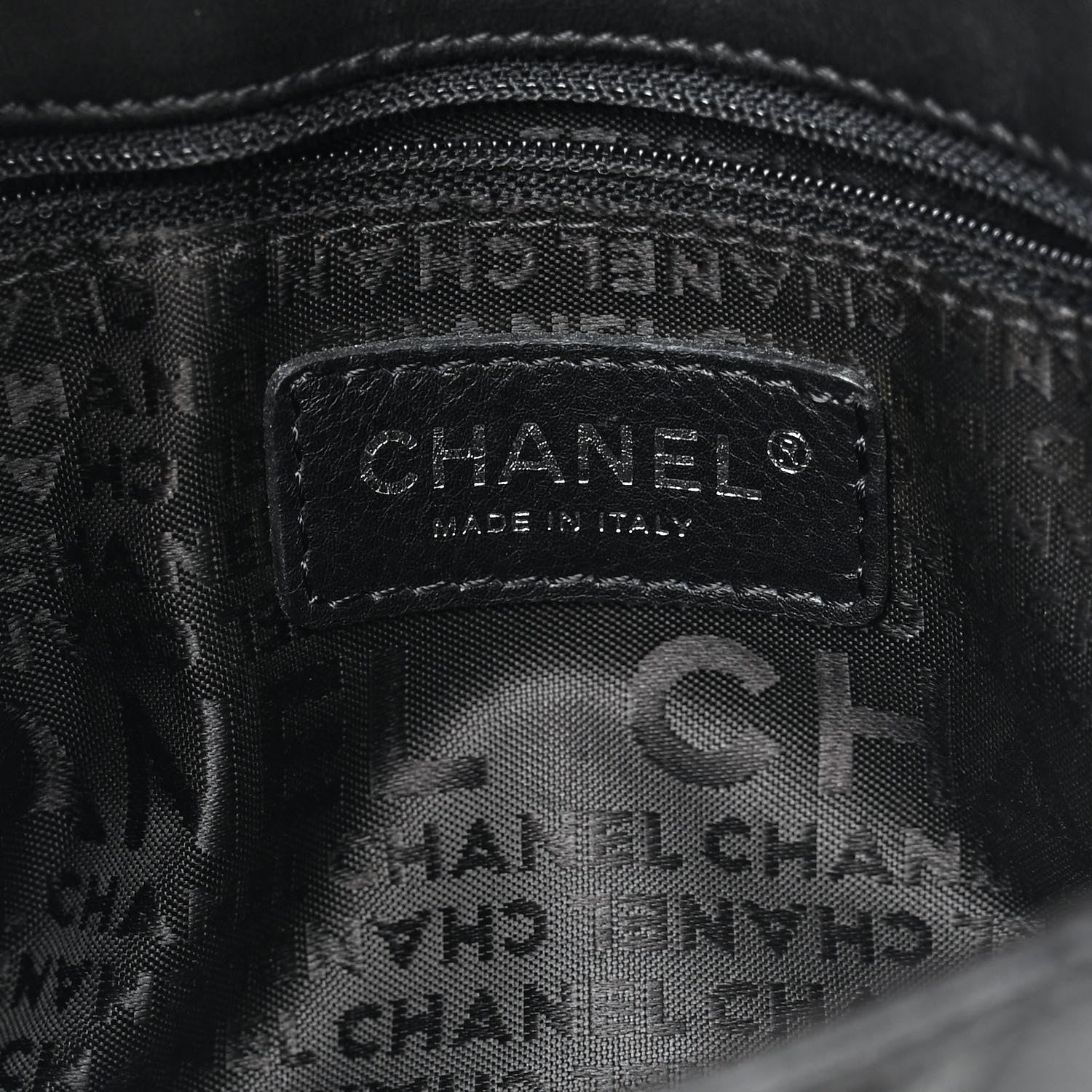 Chanel Glazed Crackled Calfskin Mademoiselle Flap Black 6 of 13