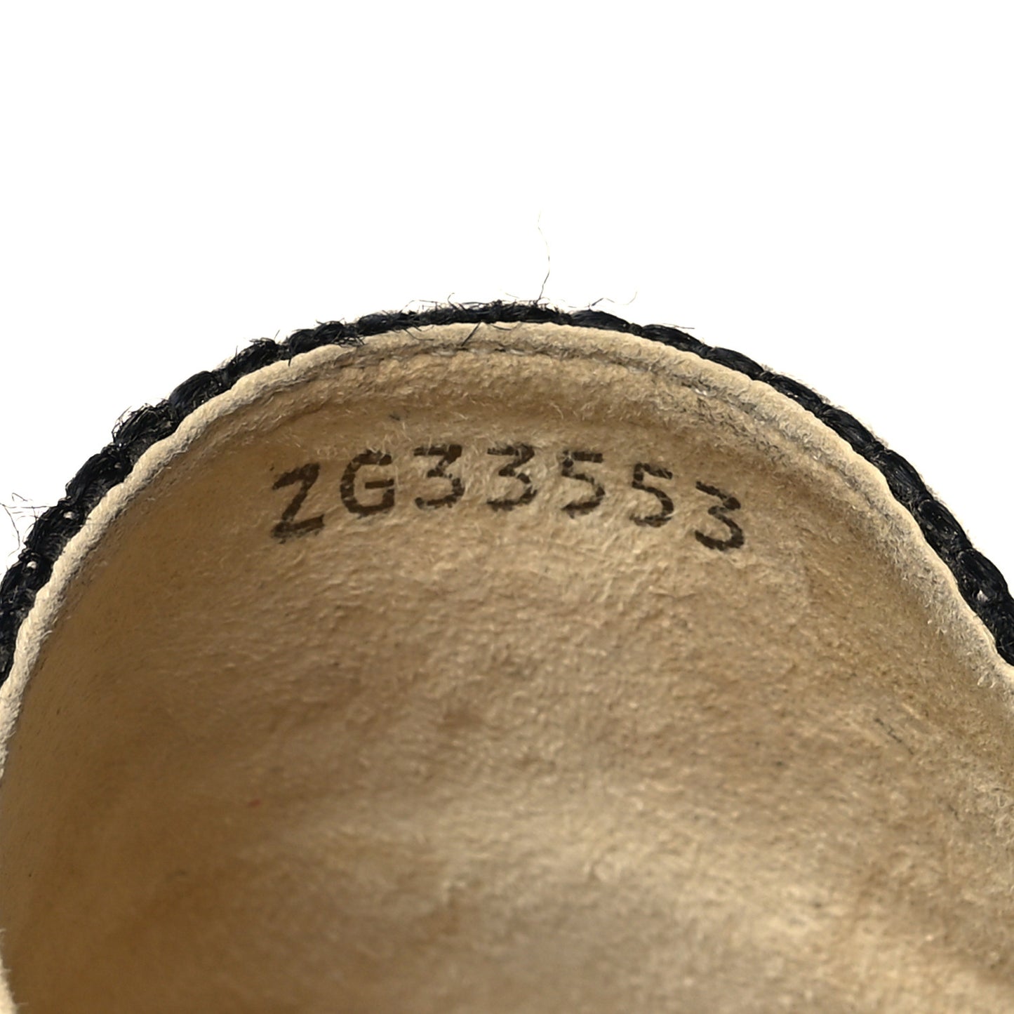 Tweed CC Slip On Espadrilles 37 Black Silver