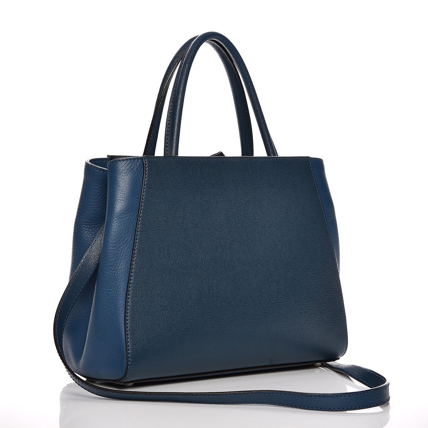 Vitello Elite Petite 2Jours Tote Blue Cobalto