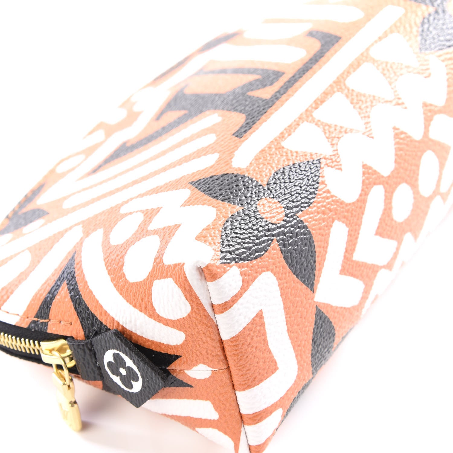 Louis Vuitton Monogram Giant Crafty Cosmetic Pouch Crème Caramel 5 of 9
