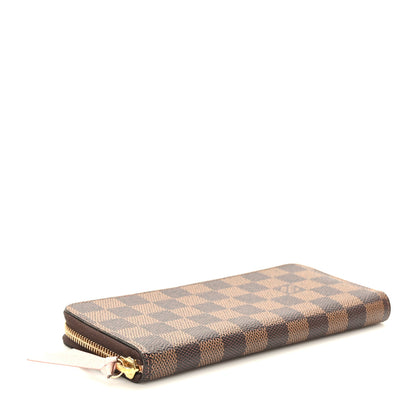 Louis Vuitton Damier Ebene Clemence Wallet Rose Ballerine 4 of 7