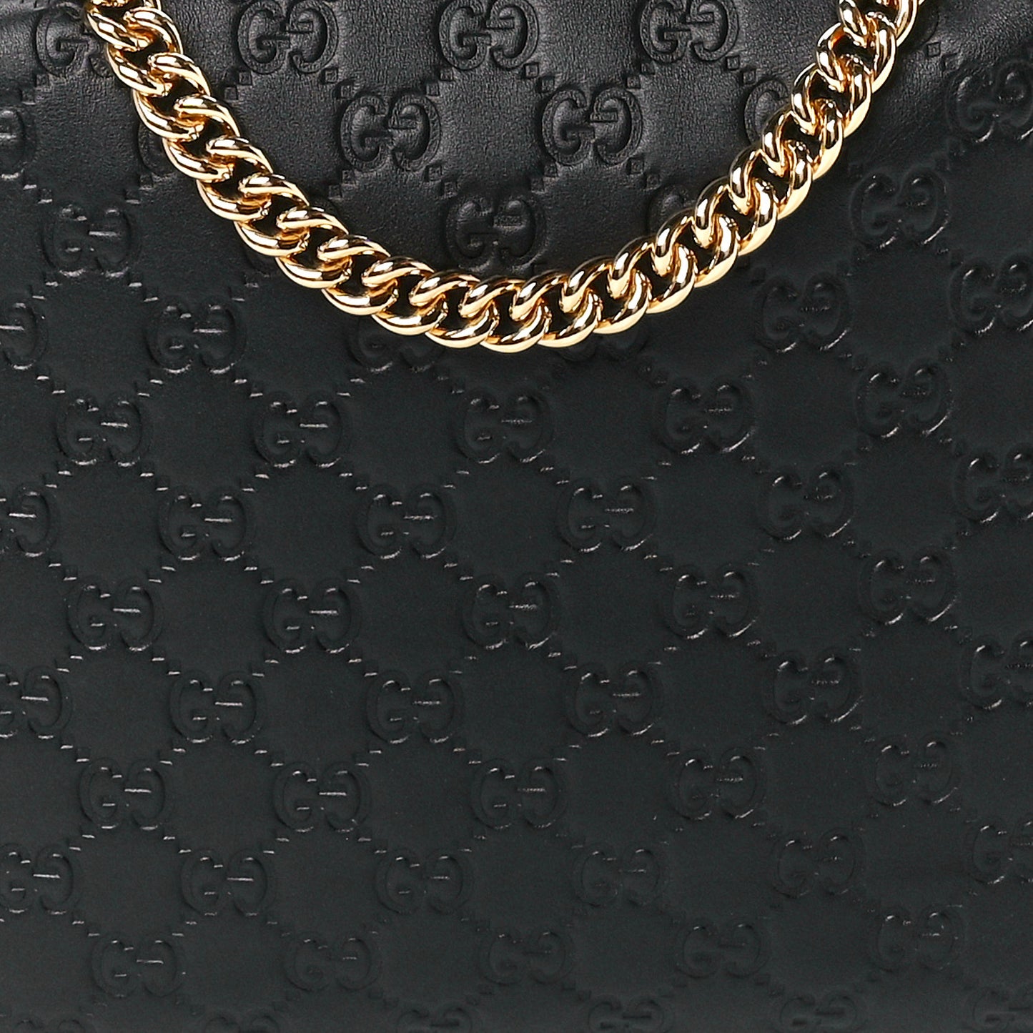 Guccissima Signature Large Linea A Hobo Black