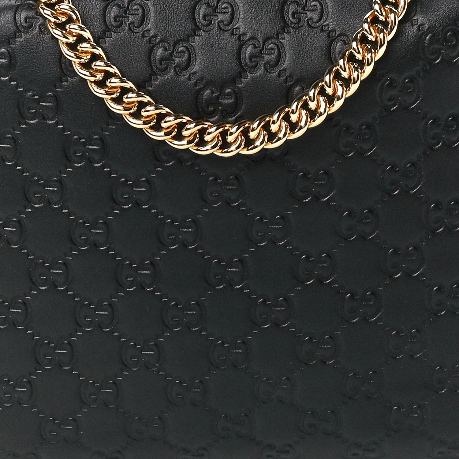 Gucci Guccissima Signature Large Linea A Hobo Black 9 of 12