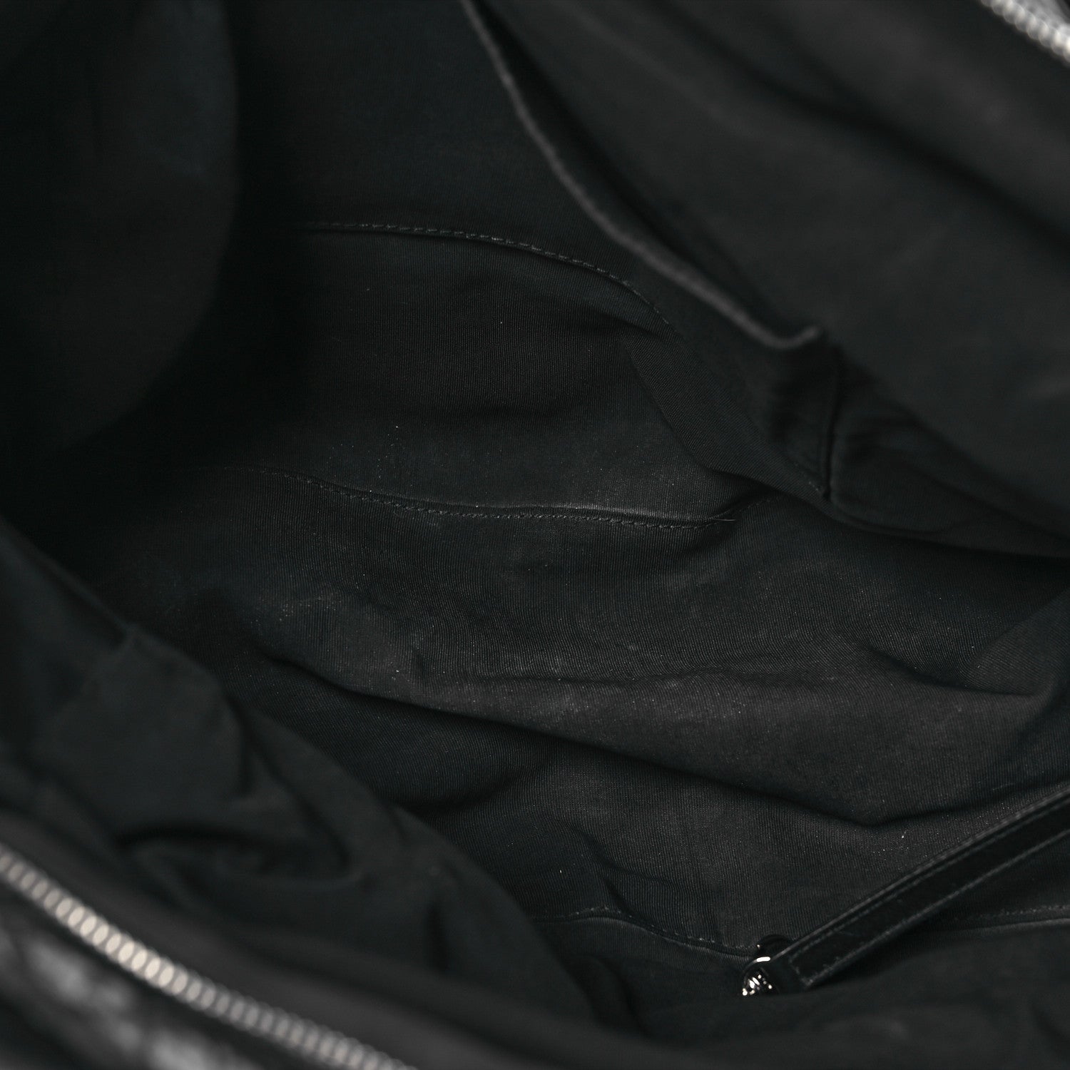 Chanel Aged Calfskin Chevron Large Soft Bowling Bag Black 5 of 17