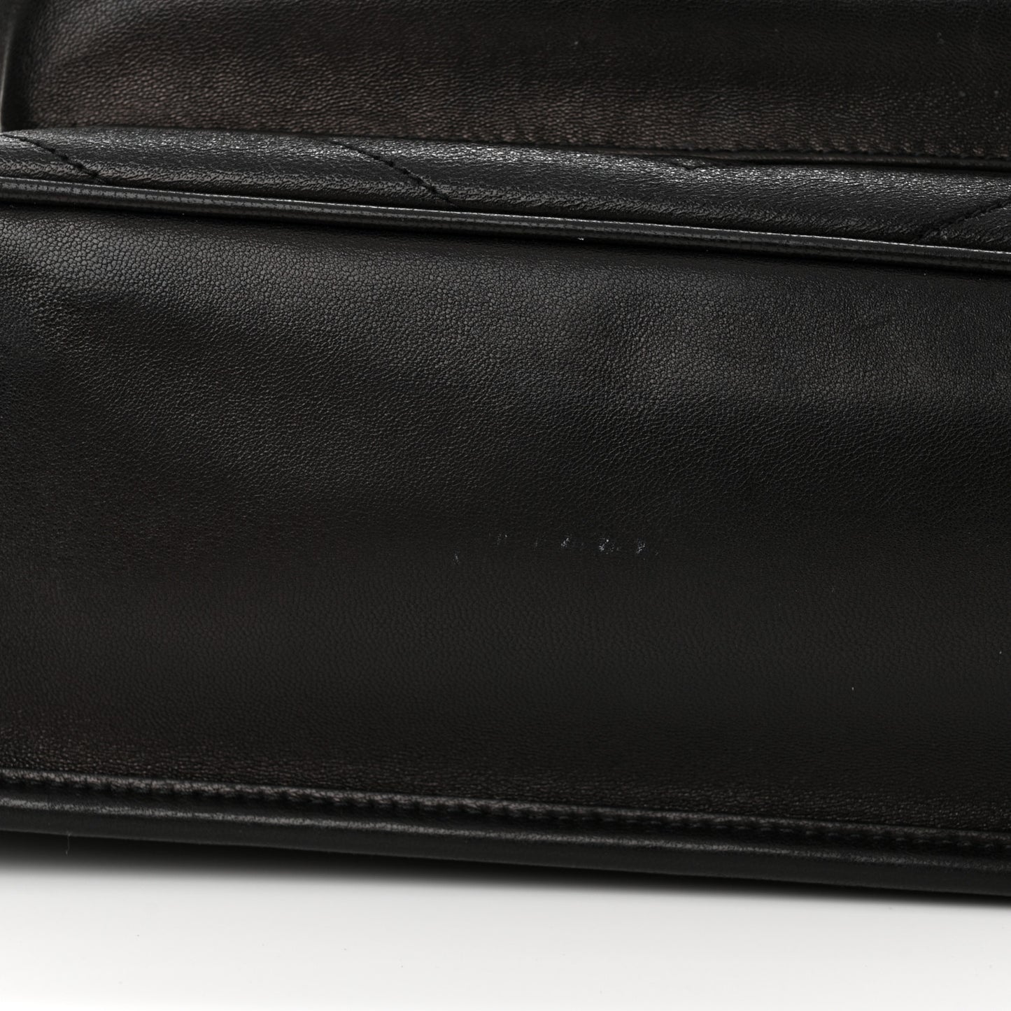 Lambskin Matelasse Monogram Medium Niki Chain Satchel Black