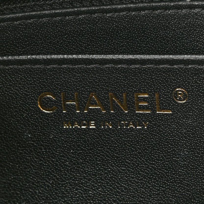 Chanel Lambskin Quilted Mini Square Flap Black 6 of 10