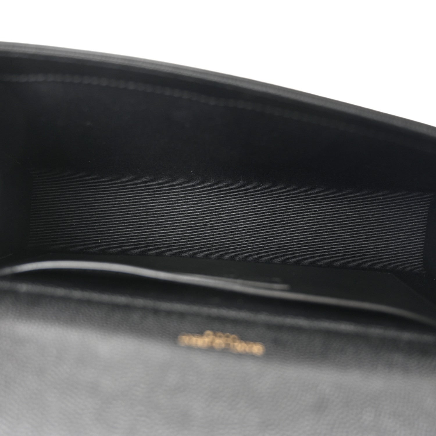 Saint Laurent Grain De Poudre Medium Classic Monogram Kate Satchel Black 5 of 10