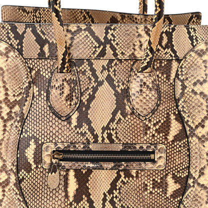 Celine Snakeskin Mini Luggage Beige 8 of 10