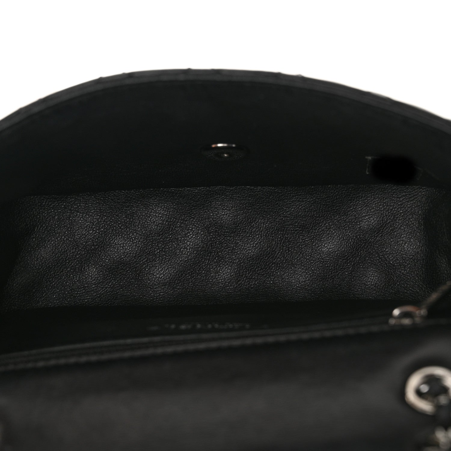 Chanel Lambskin Classic Twist Mini Rectangular Flap Black Burgundy 5 of 12