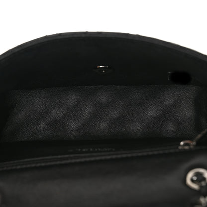 Chanel Lambskin Classic Twist Mini Rectangular Flap Black Burgundy 5 of 12