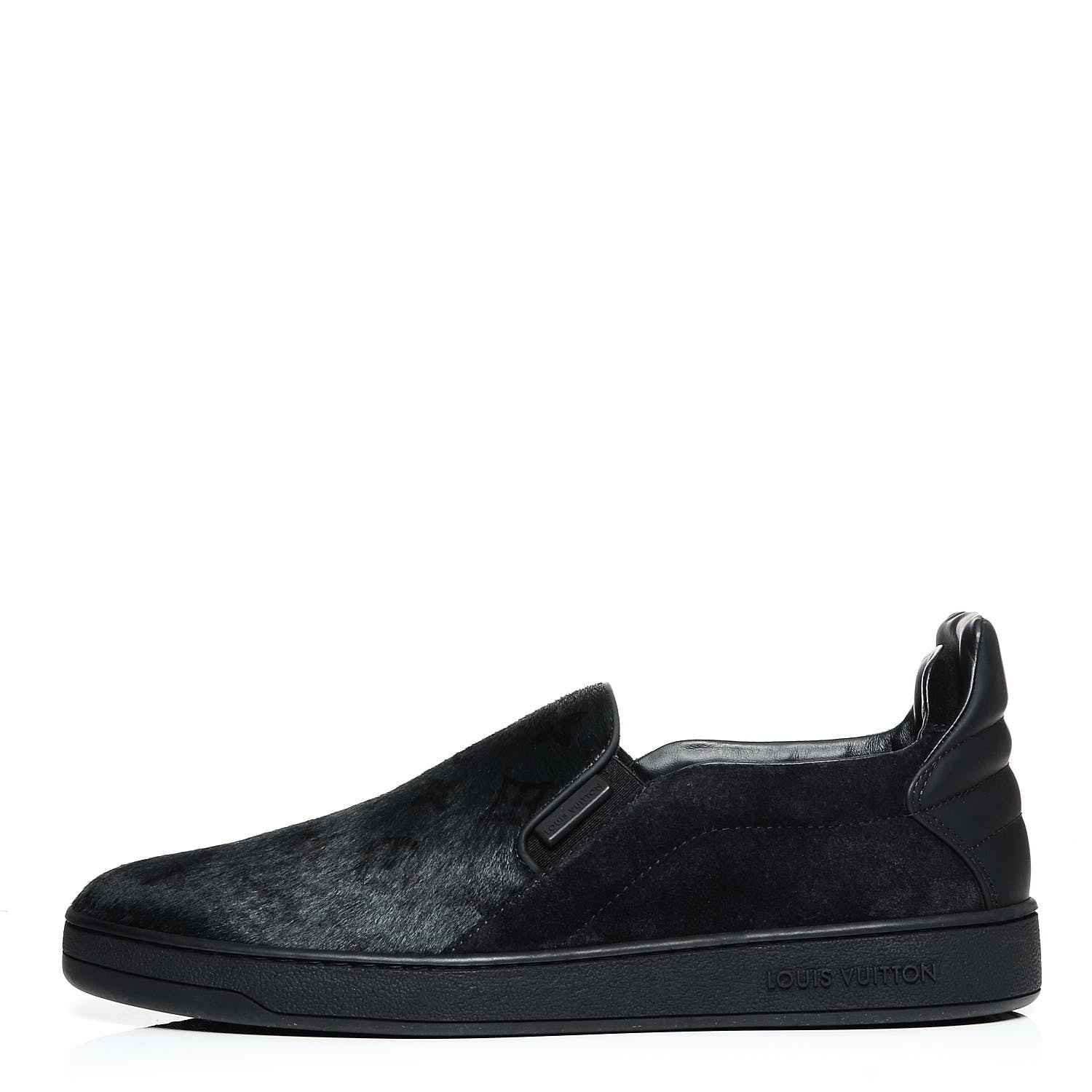 Louis Vuitton Pony Hair Frontrow Slip On Sneakers 6 Anthracite 1 of 10