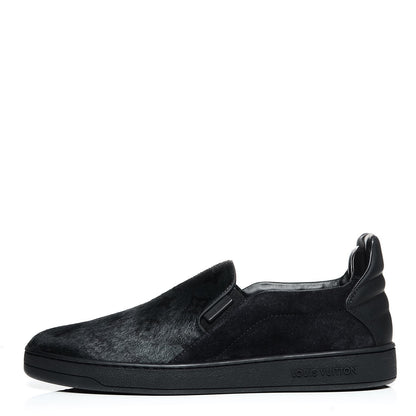 Louis Vuitton Pony Hair Frontrow Slip On Sneakers 6 Anthracite 1 of 10