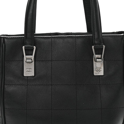 Chanel Caviar Square Stitched Tote Black 8 of 11