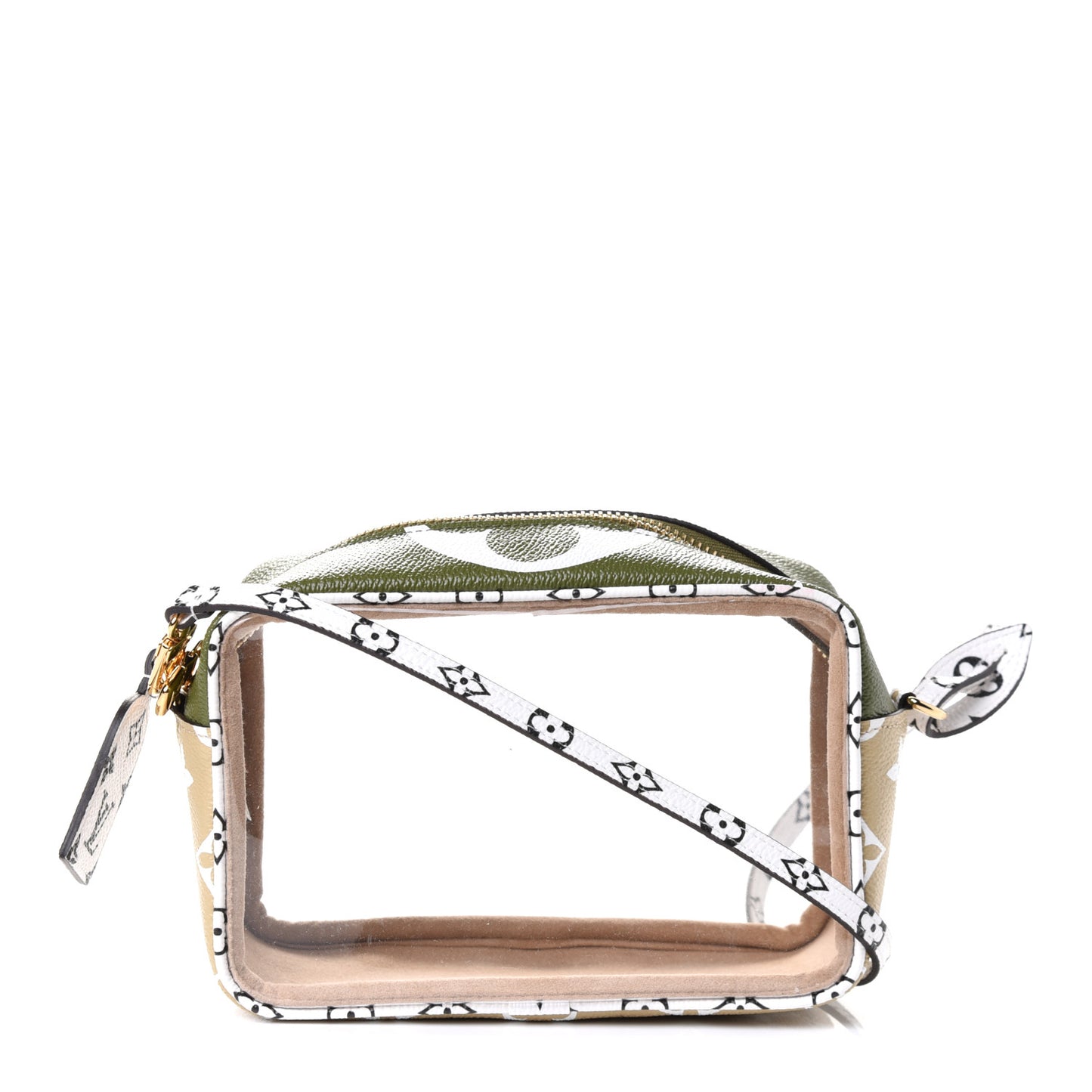 Monogram Giant Beach Pouch Kaki