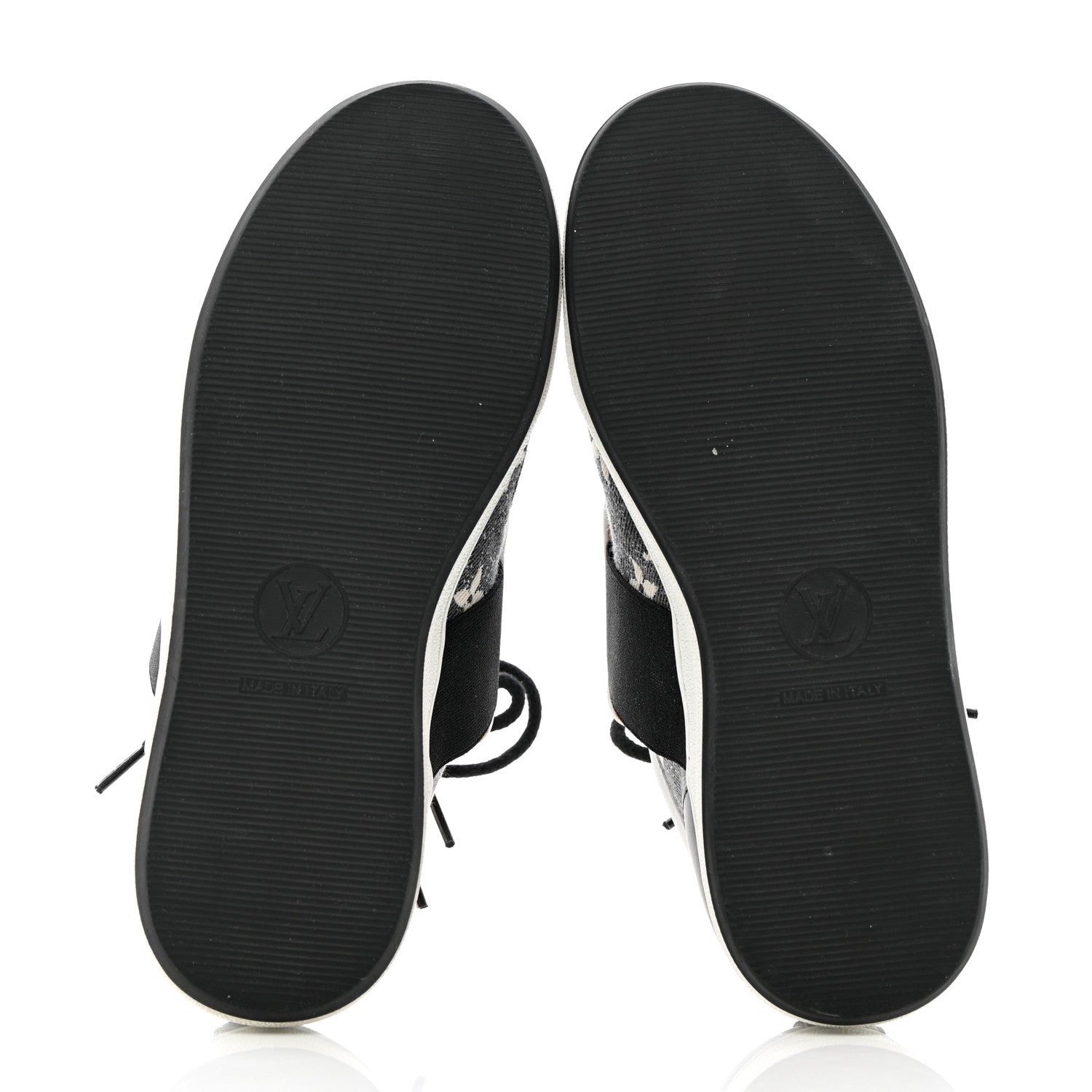 Louis Vuitton Denim Monogram Lous Sneakers 36 Gray 5 of 14