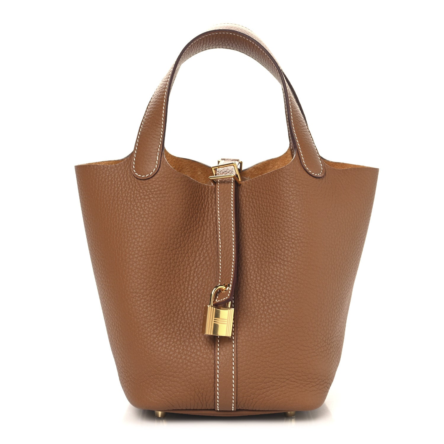 Hermes Taurillon Clemence Picotin Lock 18 PM Gold 1 of 13