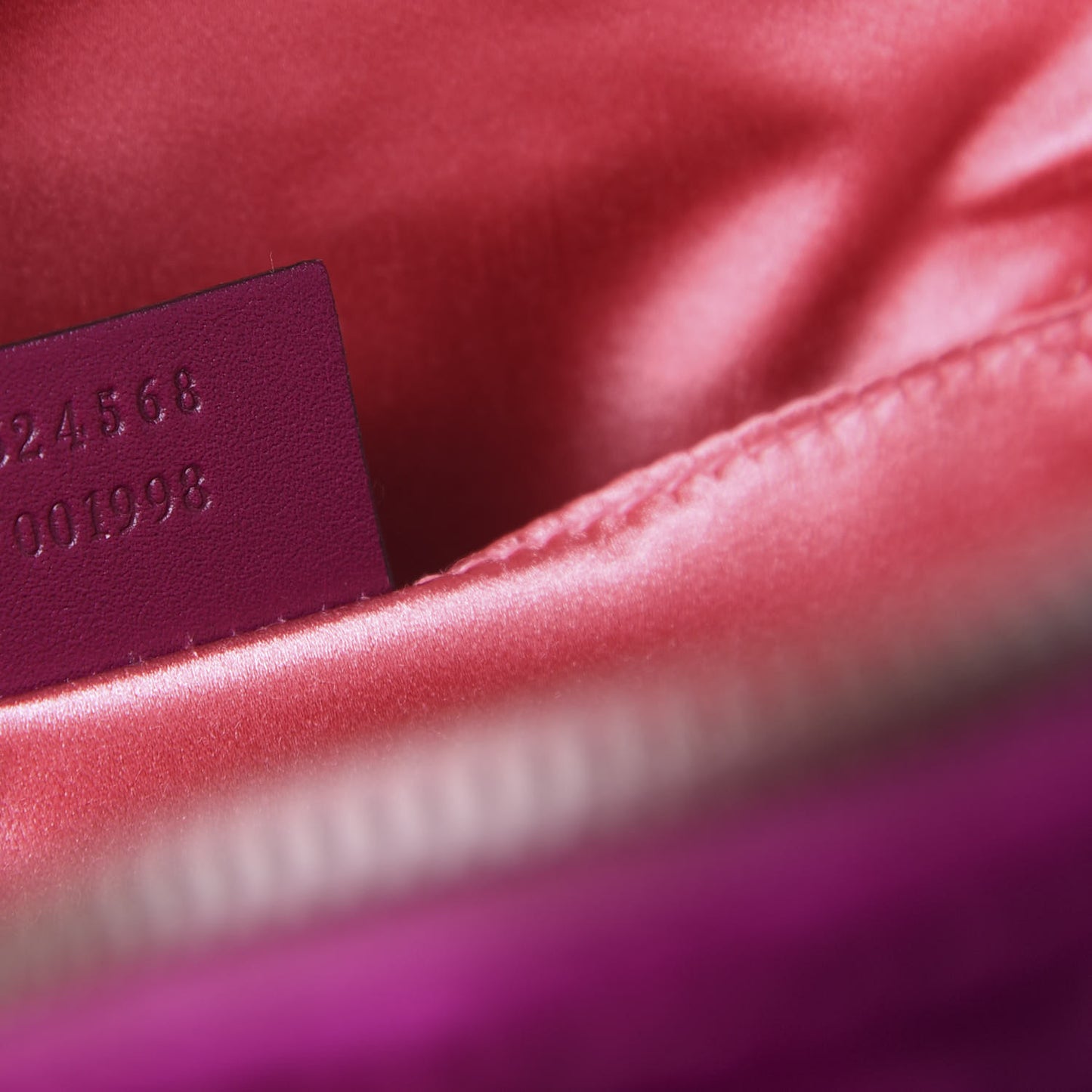 Velvet Matelasse GG Marmont Dome Backpack Fuchsia Violet Cyclamen