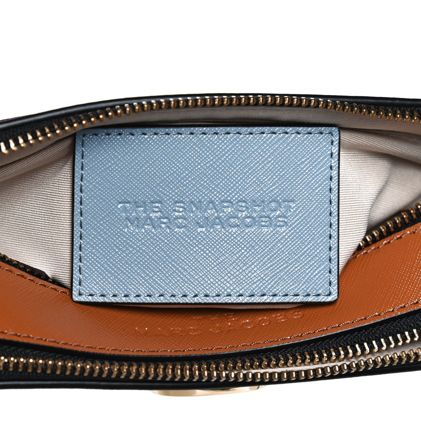 Saffiano Small Snapshot Camera Bag Skyline Blue