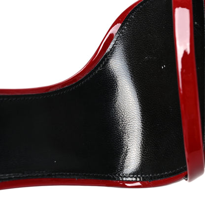 Saint Laurent Patent Opyum 110 Sandals 40 Hot Red 9 of 9
