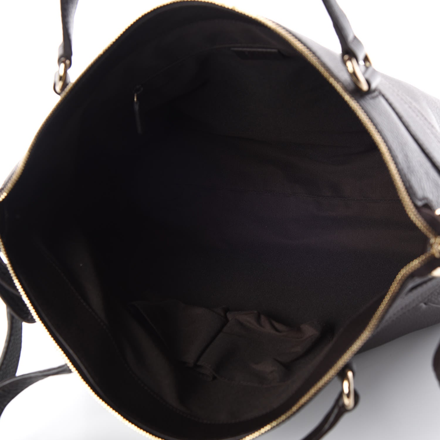 Gucci Pebbled Calfskin Broadway Tote Dark Brown 6 of 10