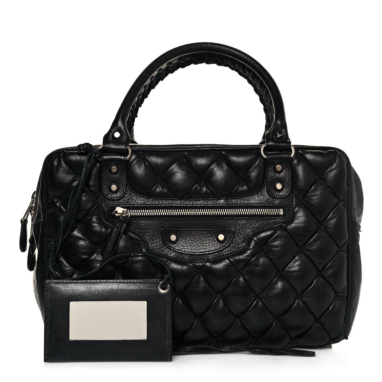 Balenciaga Chevre Quilted Matelasse MM Black 1 of 17